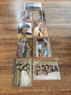 Vintage Religious Postcards Set of 9